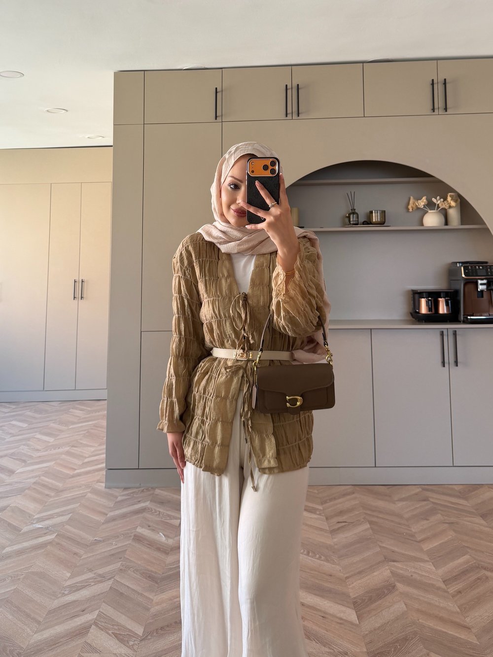 Mela Bürümcük Kimono\Gömlek Haki (3095)