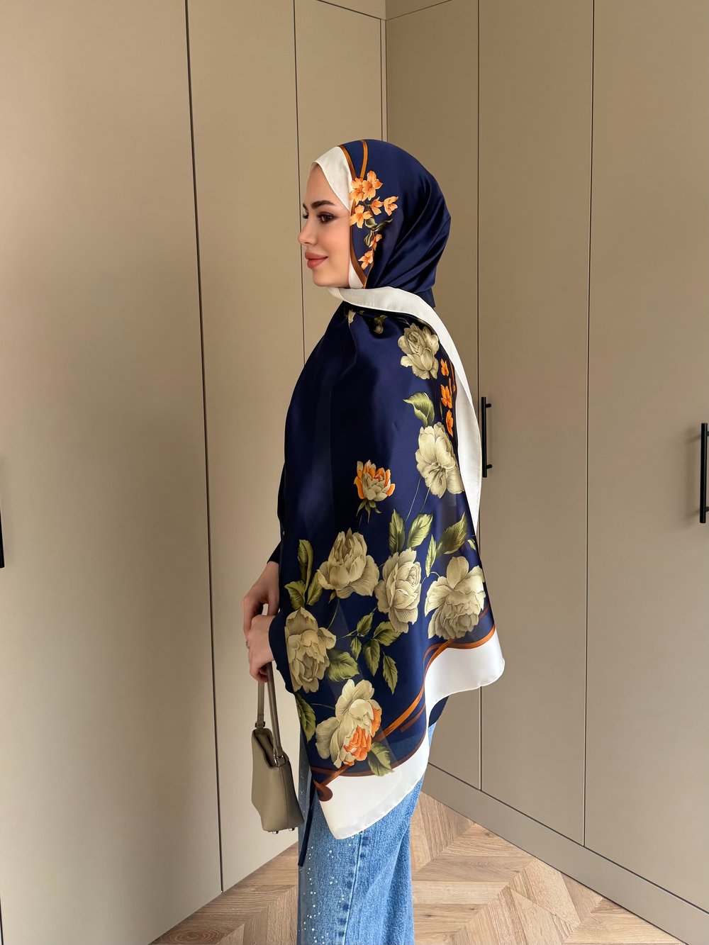 Niva Broş Detaylı Gömlek Lacivert (4406)