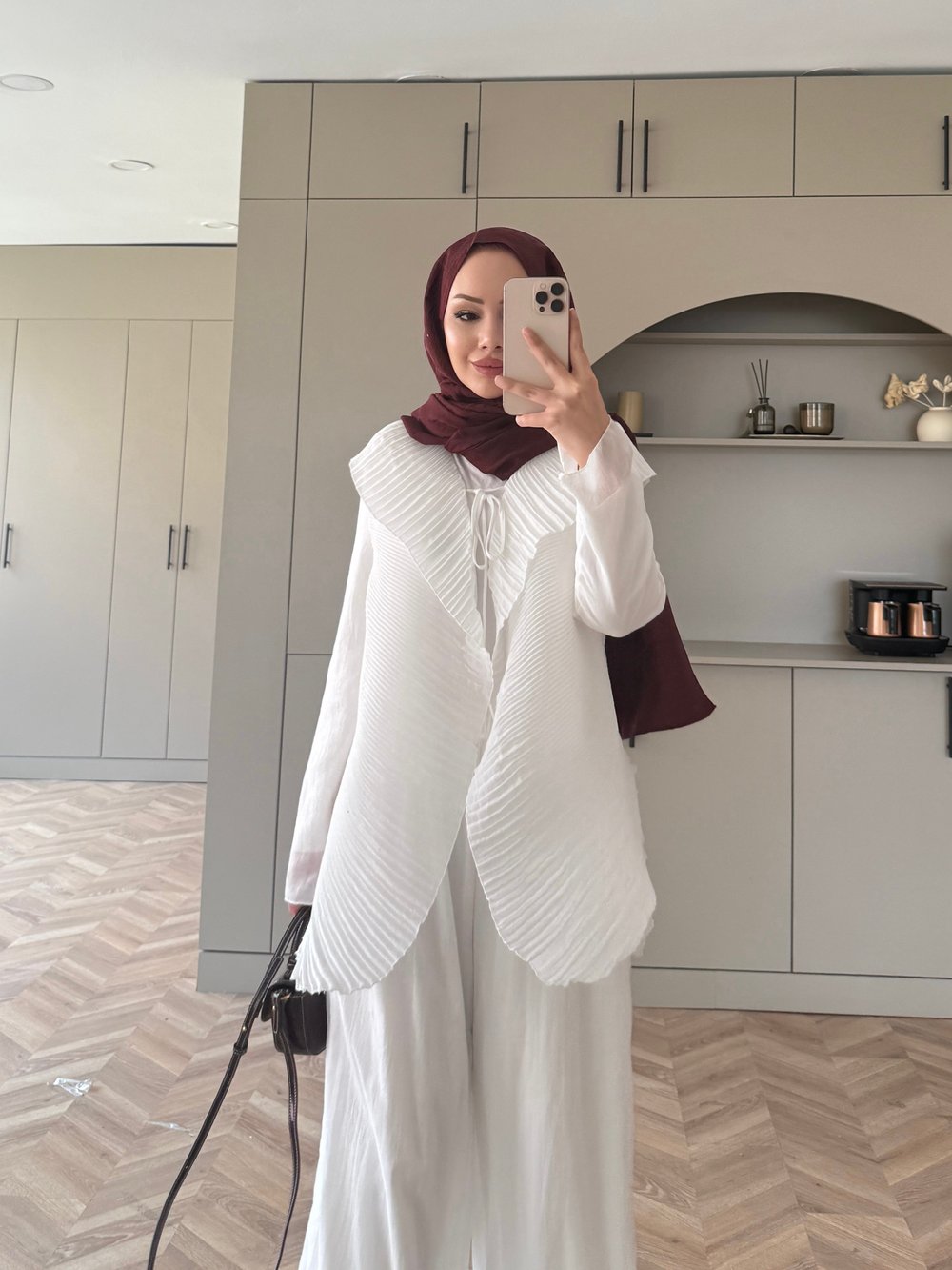 Ocea Korsaj Detaylı Takım Ekru (5804)