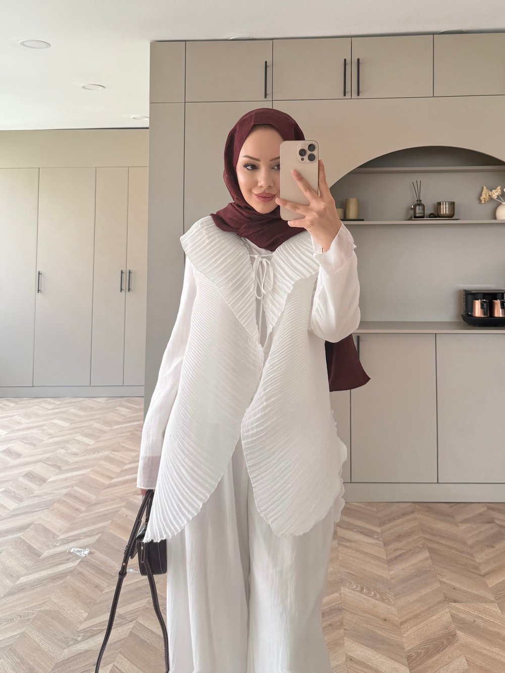 Ocea Korsaj Detaylı Takım Ekru (5804)
