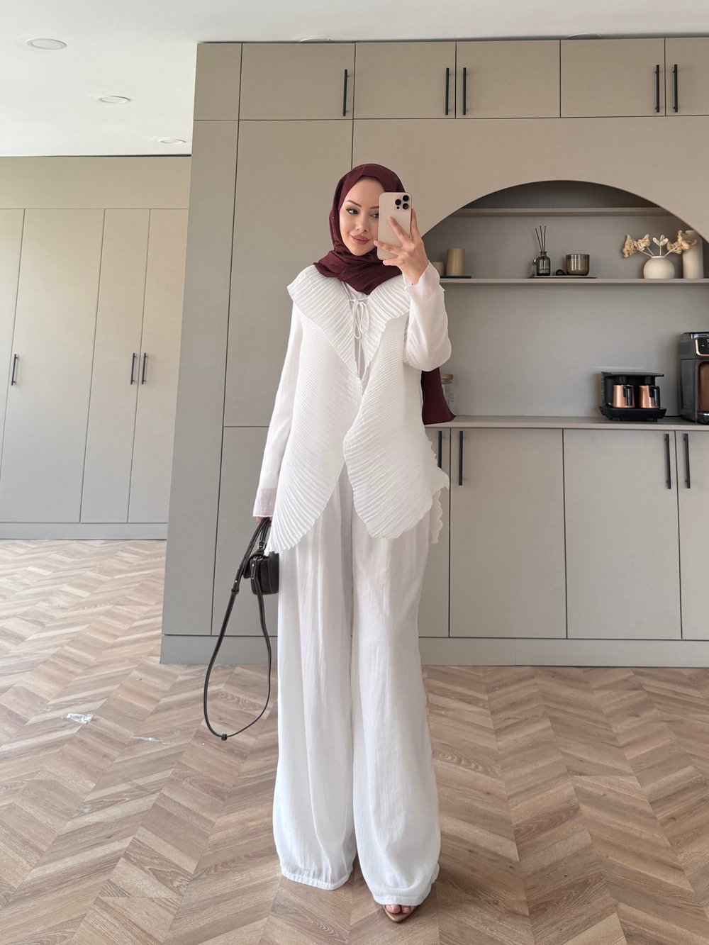 Ocea Korsaj Detaylı Takım Ekru (5804)