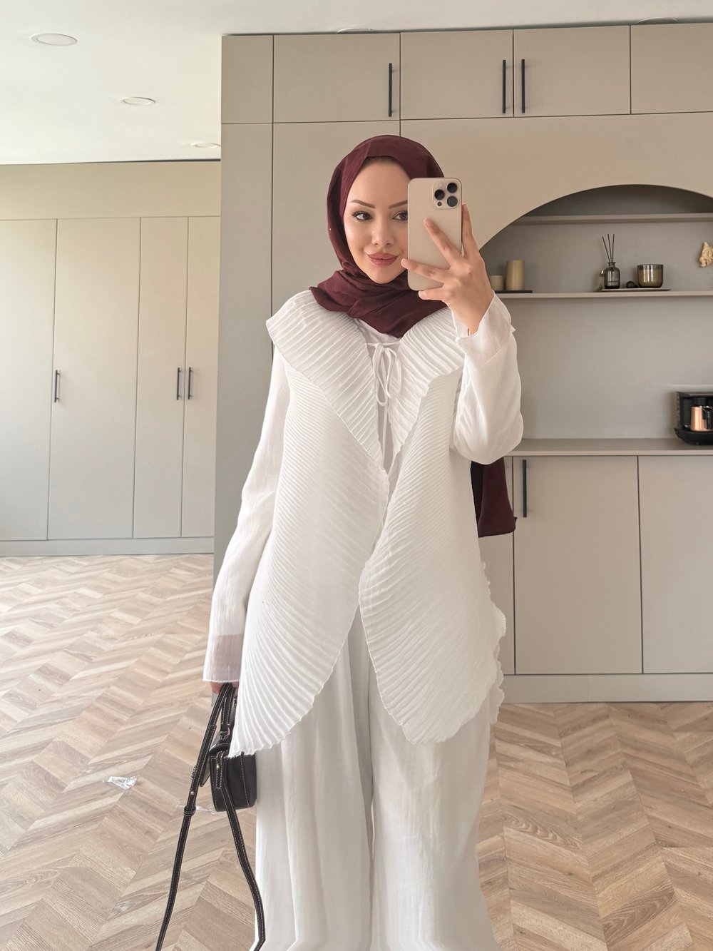 Ocea Korsaj Detaylı Takım Ekru (5804)