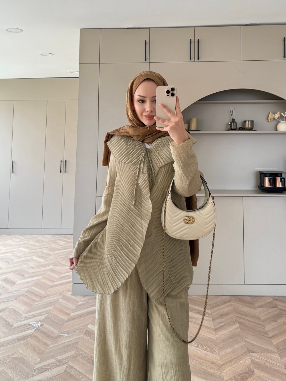 Ocea Korsaj Detaylı Takım Haki (5804)