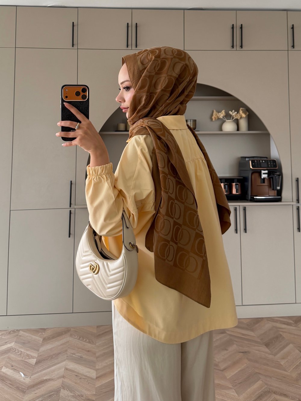 Oversize Büzgülü Gömlek Butteryellow (4530)