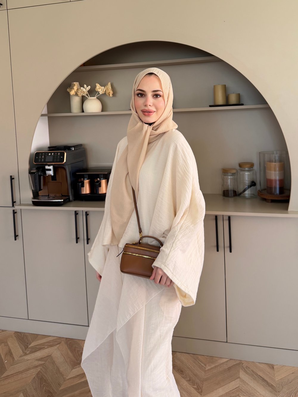 Pollex Yarasa Kol Pantolonlu Takım Bej (5814)