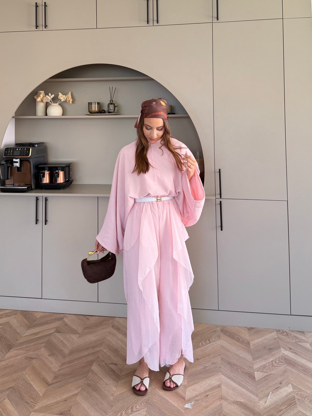 Pollex Yarasa Kol Pantolonlu Takım Pembe (5814)