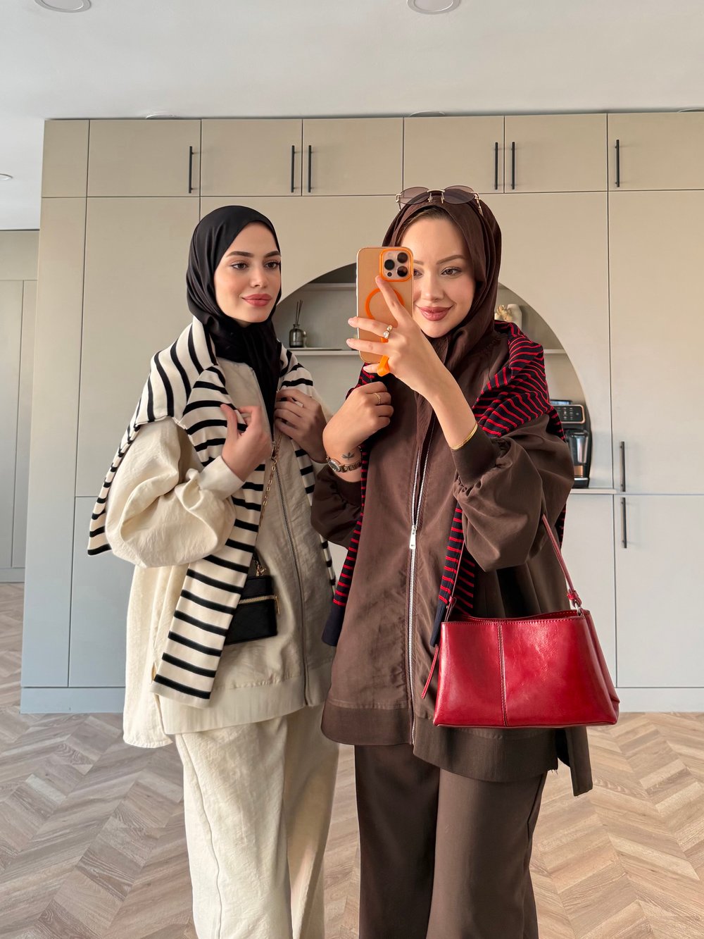 Pulp Bomber Pantolonlu Takım Bej (4582)