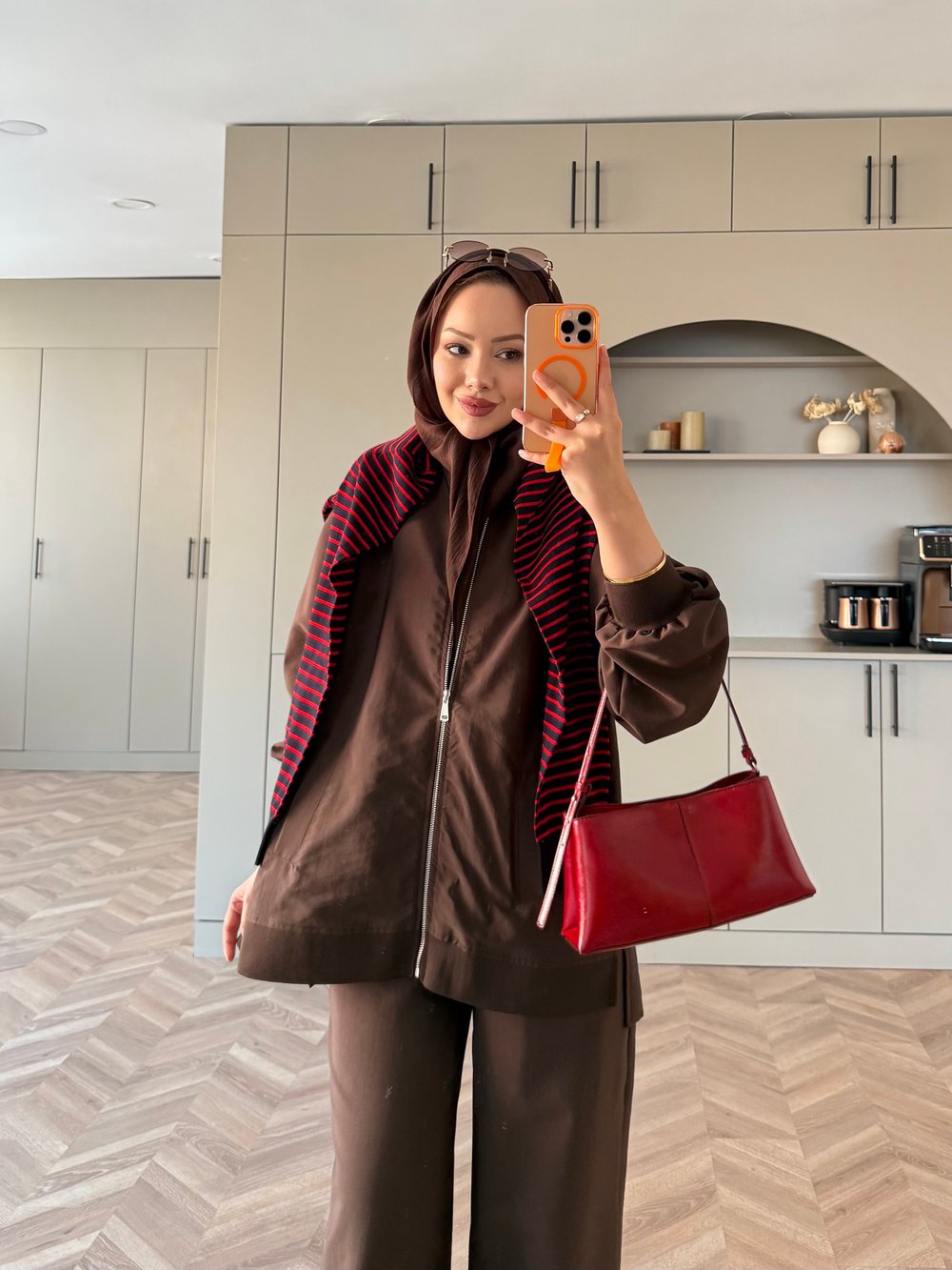 Pulp Bomber Pantolonlu Takım Kahve (4582)