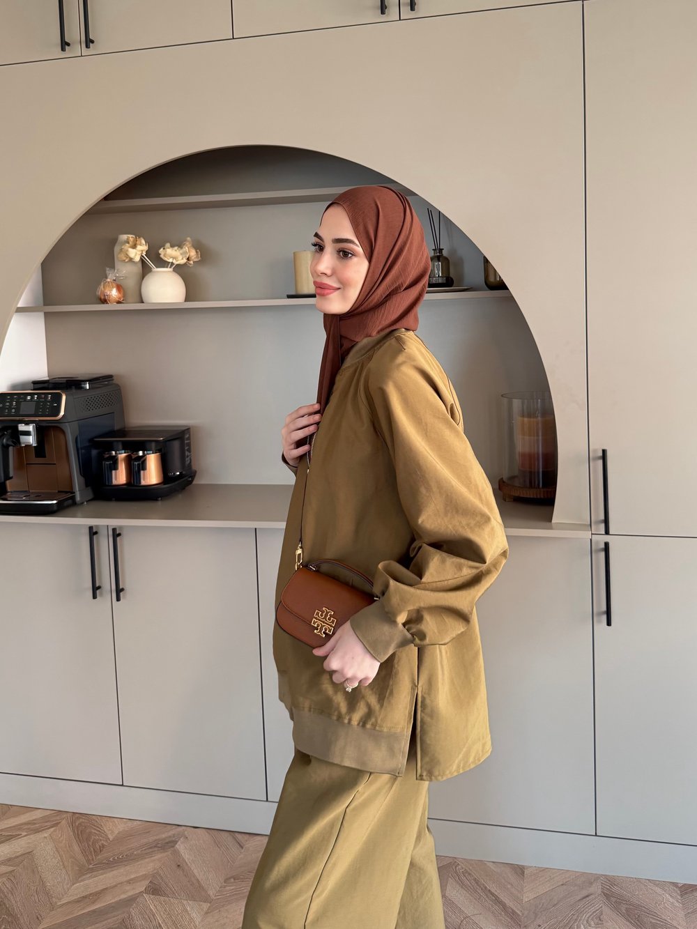 Pulp Bomber Pantolonlu Takım Yağ Yeşili (4582)