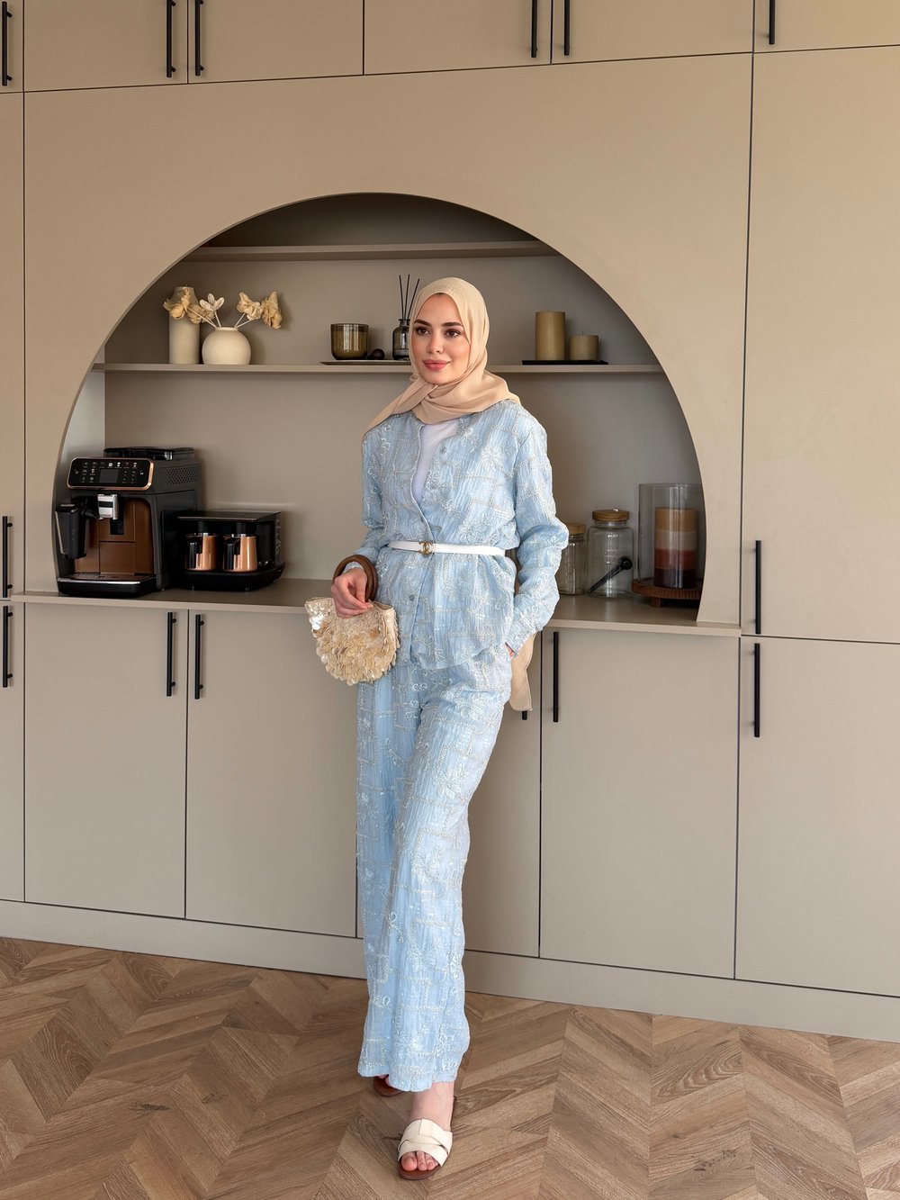 Râha İthal Pantolonlu Takım Mavi (5820)