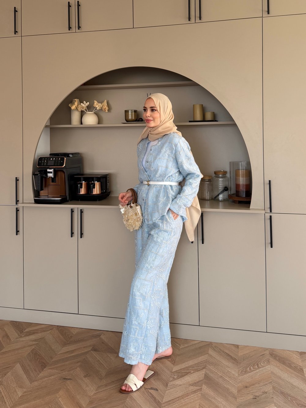 Râha İthal Pantolonlu Takım Mavi (5820)