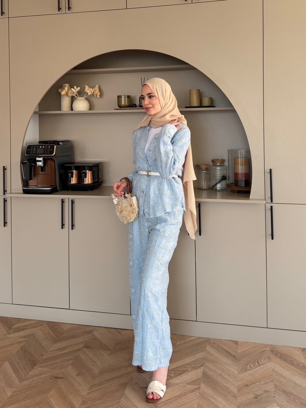 Râha İthal Pantolonlu Takım Mavi (5820)