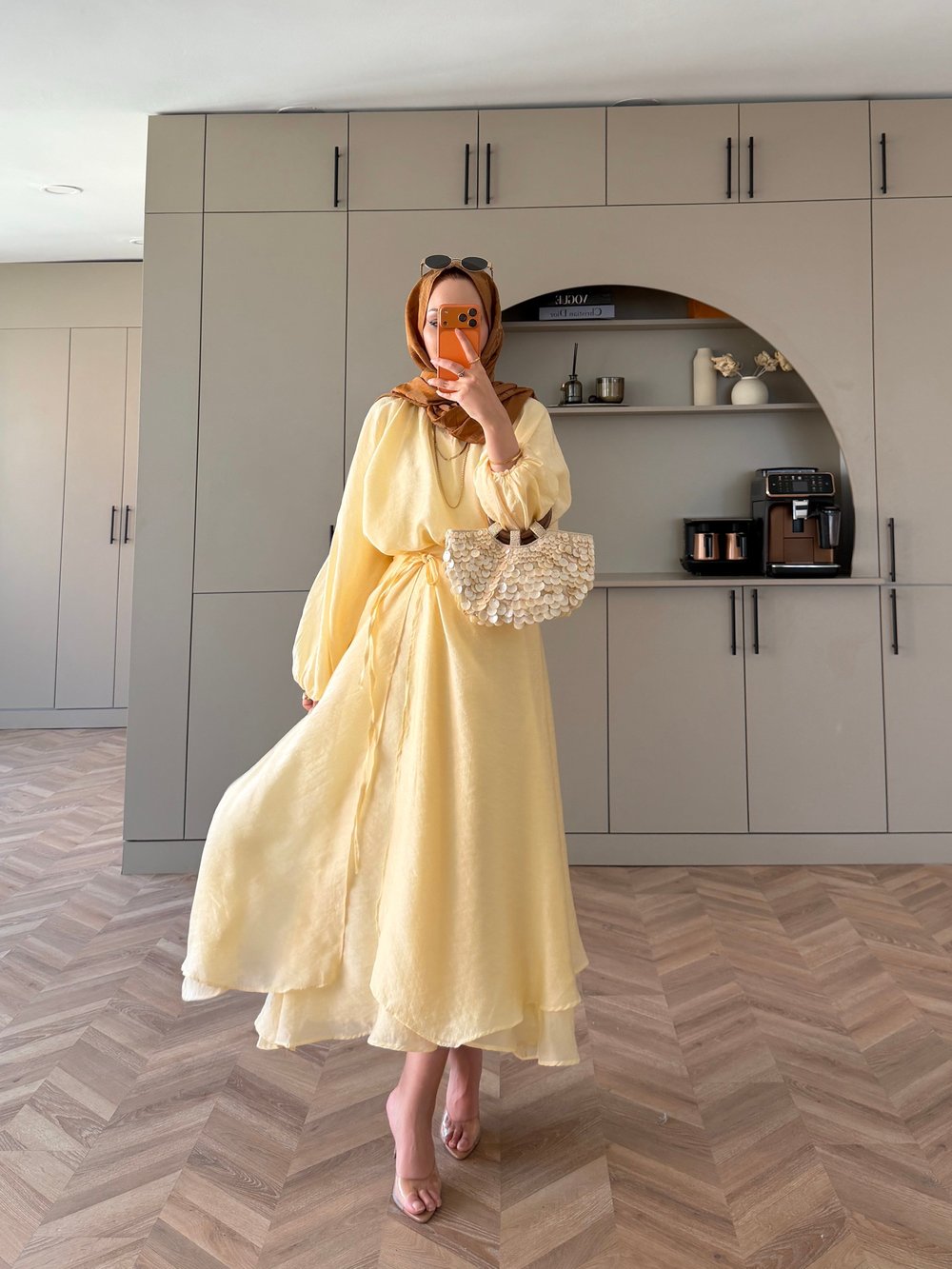 Ronnie Beli Bağlamalı Etekli Takım ButterYellow (2383)