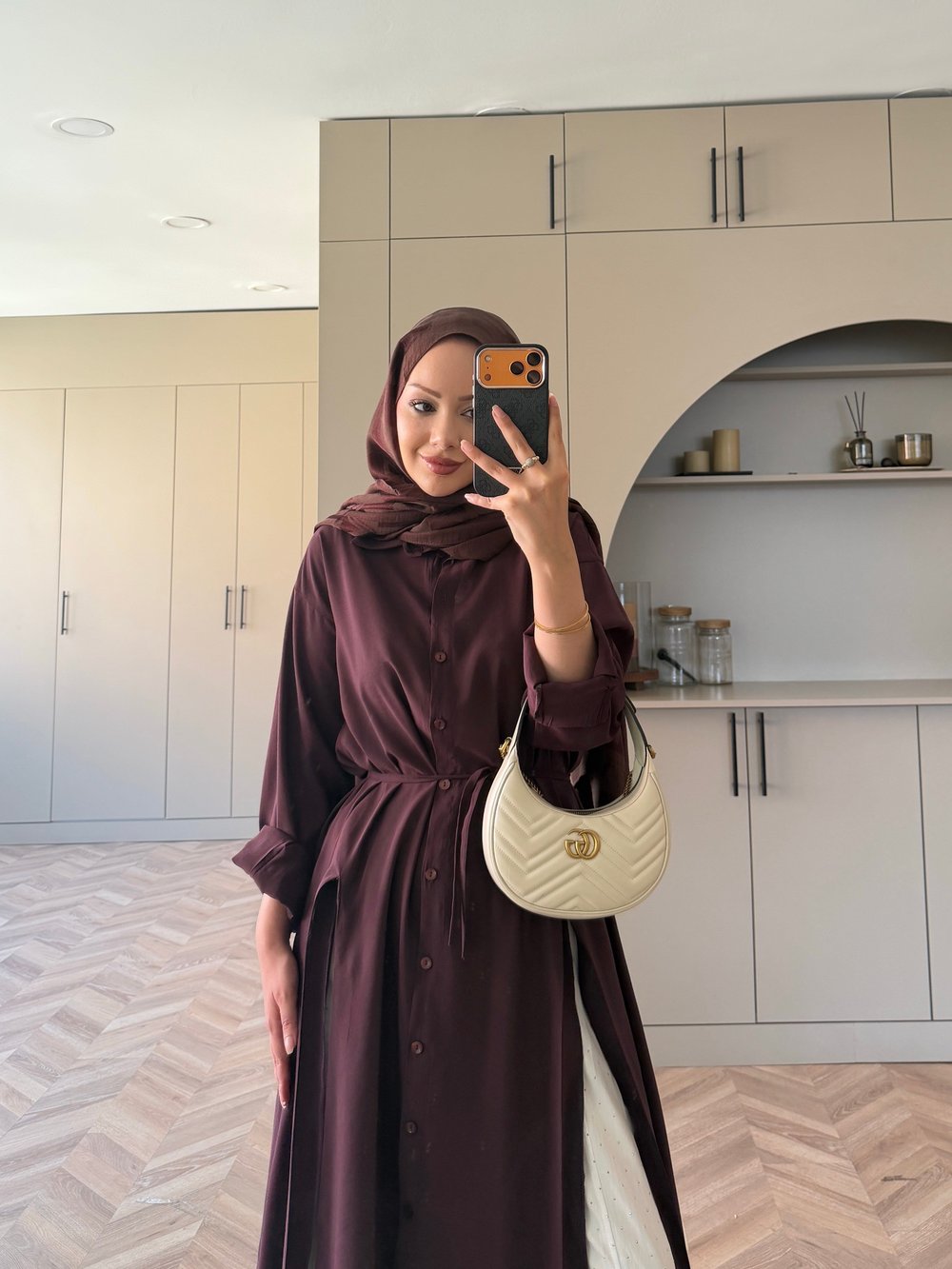 Ruiza Düğmeli Elbise\Tunik Bordo (2364)