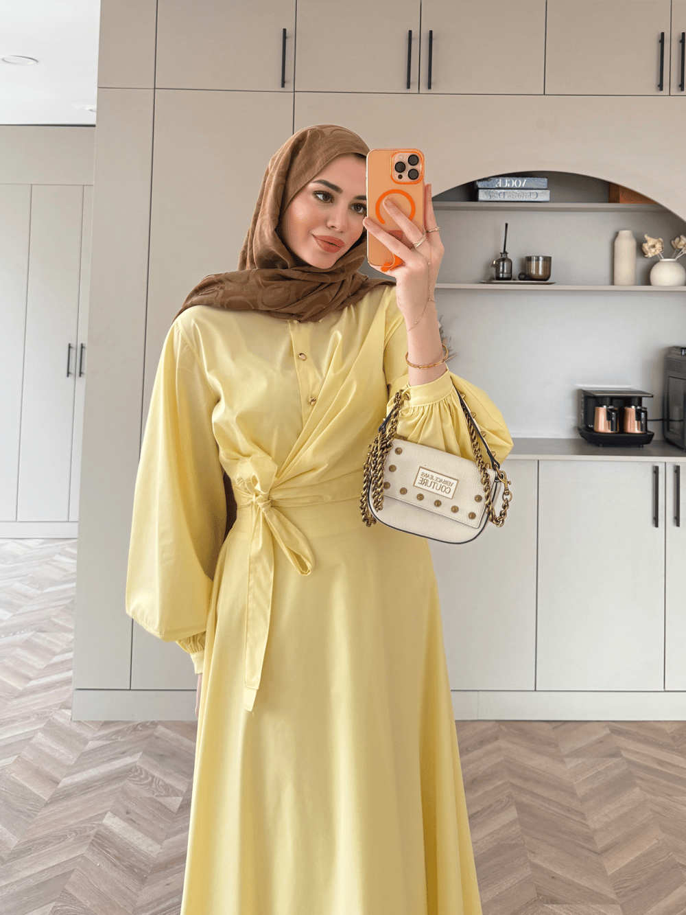 Salute Yandan Bağlamalı Etekli Takım ButterYellow (2385) 