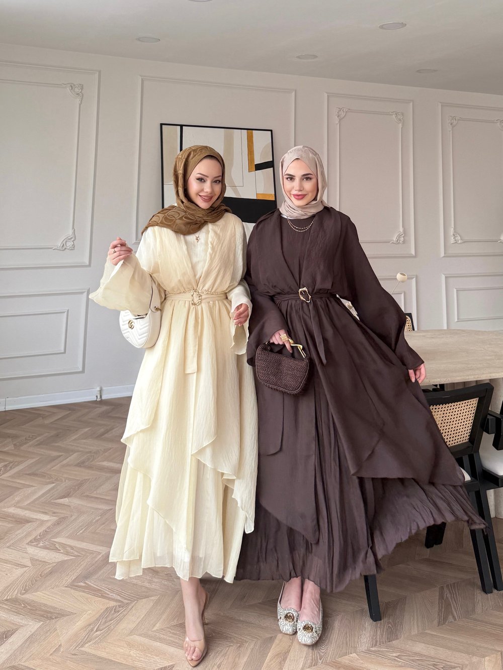 Saral Asimetrik Elbise ButterYellow (8052)