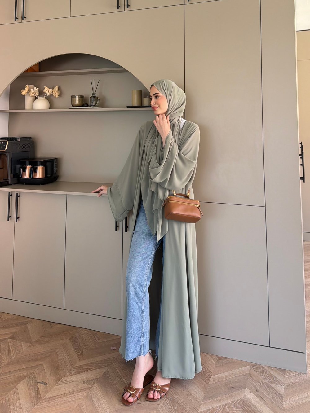 Sena Şallı Abaya Haki (2000)