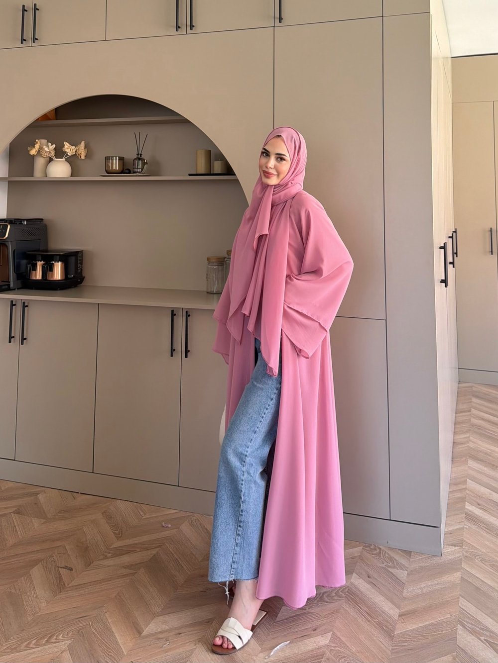 Sena Şallı Abaya Pembe (2000)
