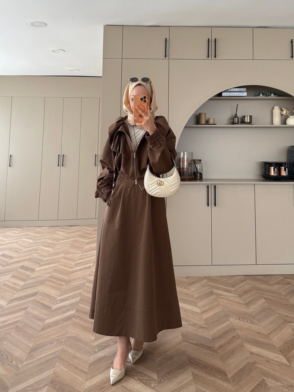 Shirin Etekli Takım Kahve (12023)