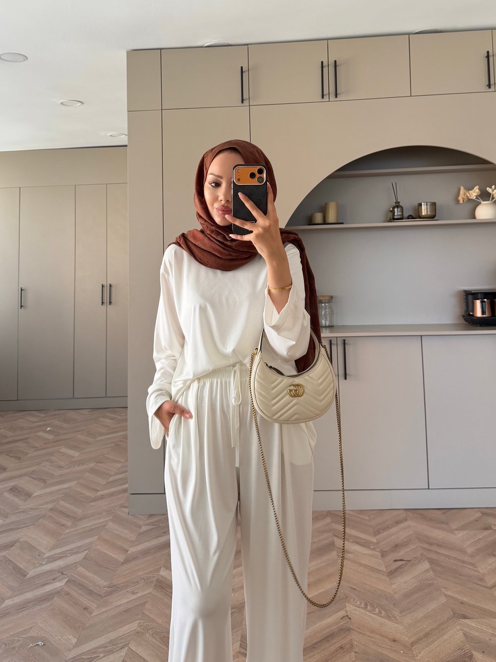 Sinore Oysh Pantolonlu Takım Beyaz (4548)