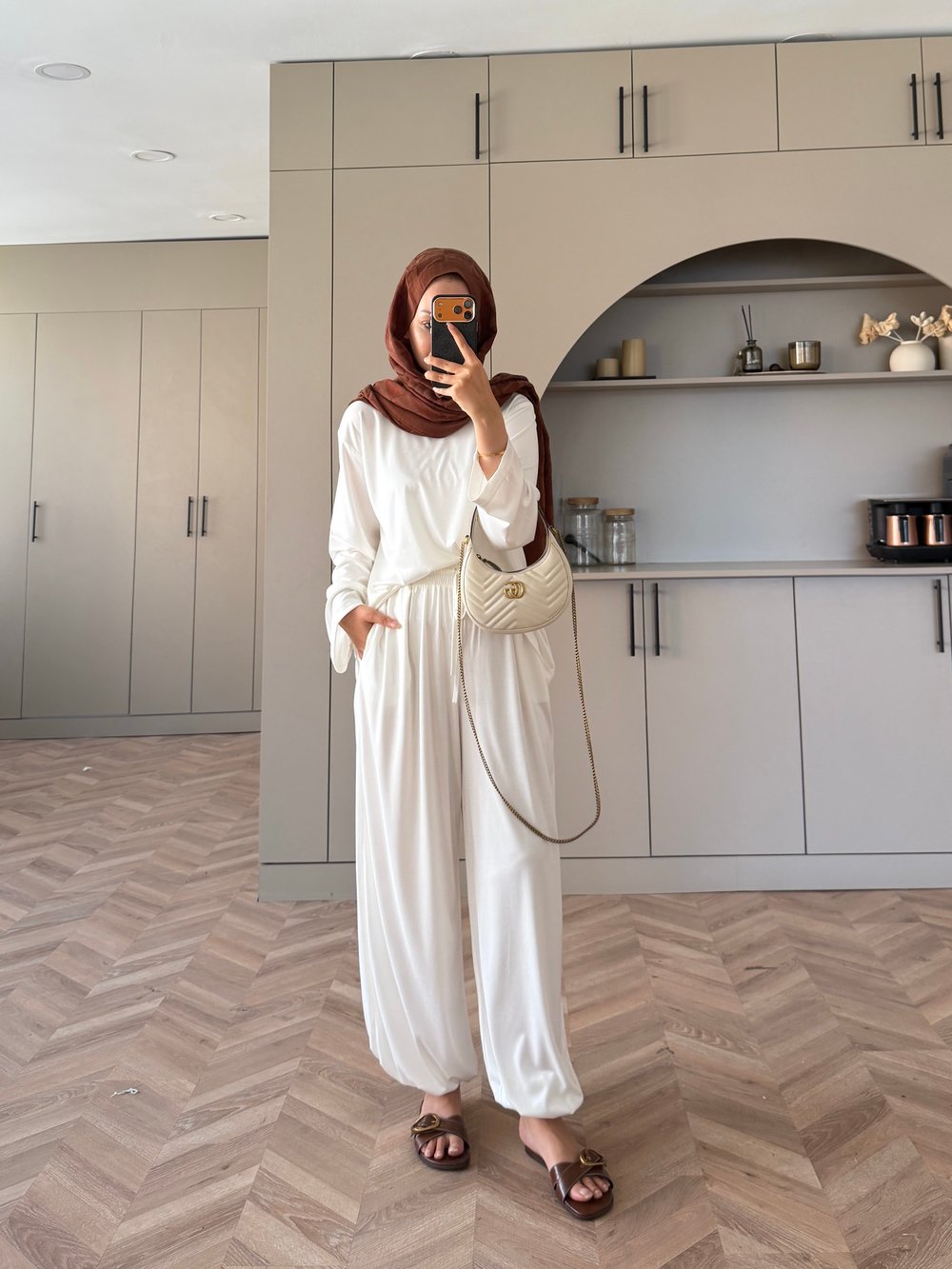 Sinore Oysh Pantolonlu Takım Beyaz (4548)