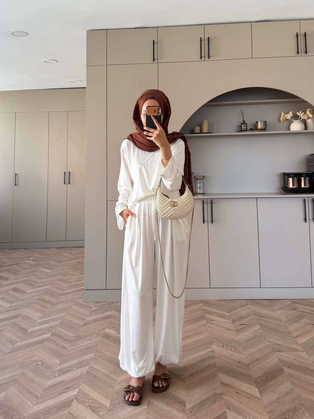 Sinore Oysh Pantolonlu Takım Beyaz (4548)