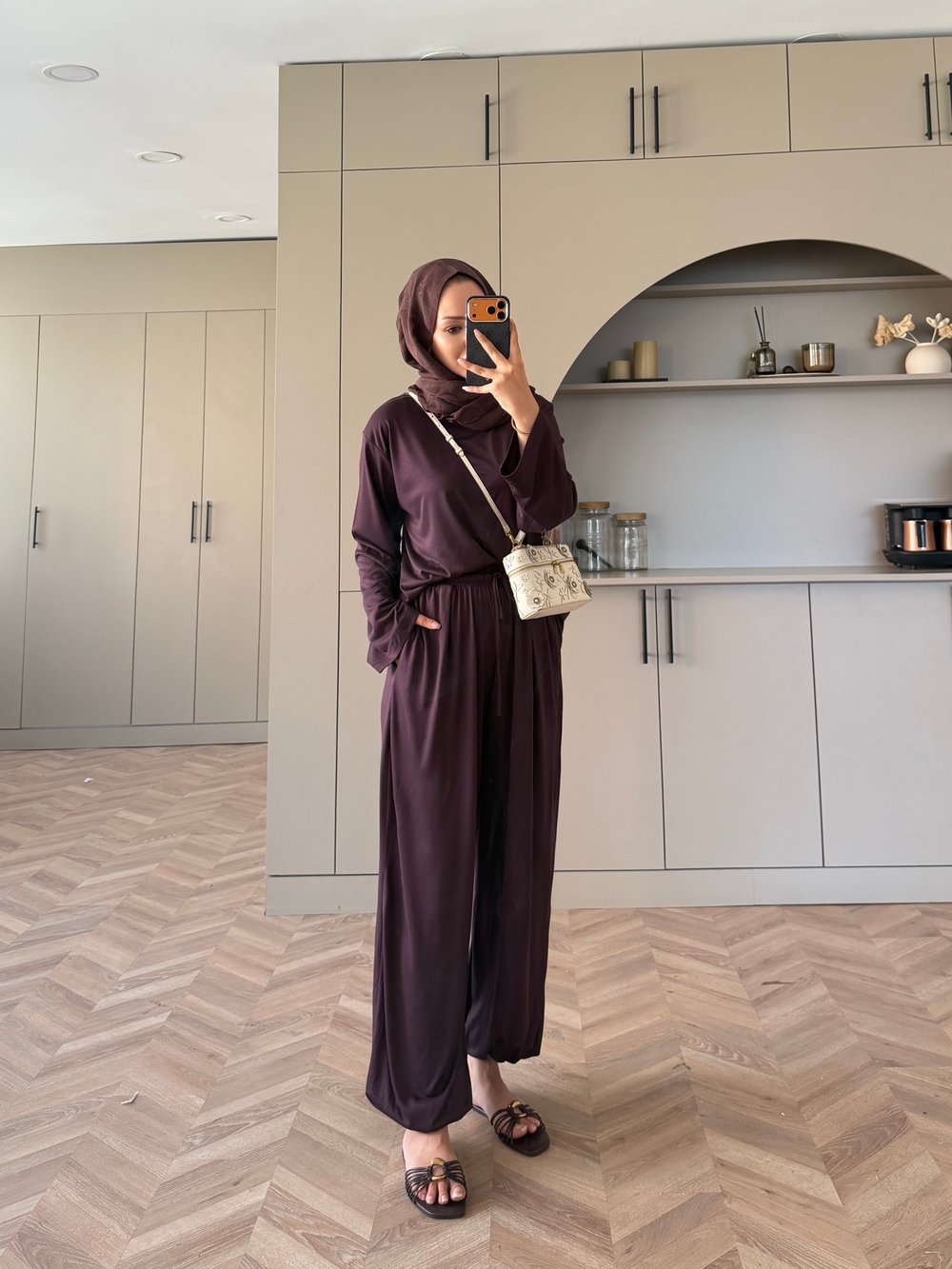 Sinore Oysh Pantolonlu Takım Mürdüm (4548)