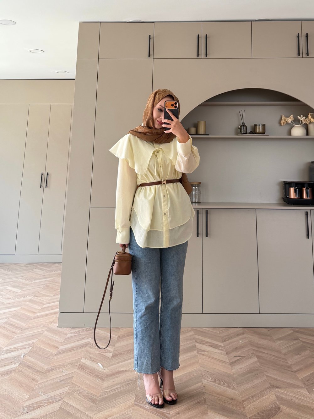 Sorbe Yaka Detaylı Gömlek ButterYellow (3098)