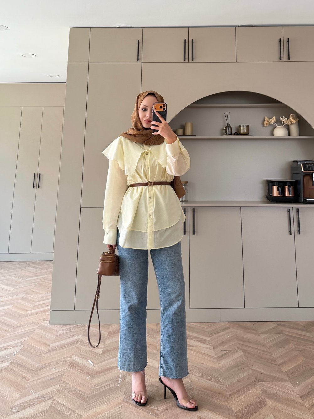 Sorbe Yaka Detaylı Gömlek ButterYellow (3098)