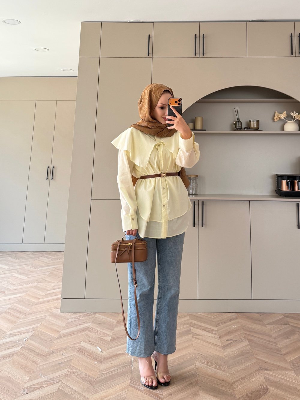 Sorbe Yaka Detaylı Gömlek ButterYellow (3098)