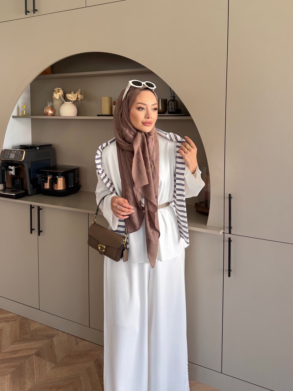 Spoon Oysh Pantolonlu Takım Beyaz (2378)