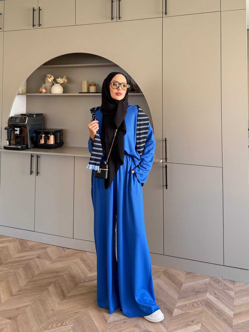 Spoon Oysh Pantolonlu Takım Saks (2378)