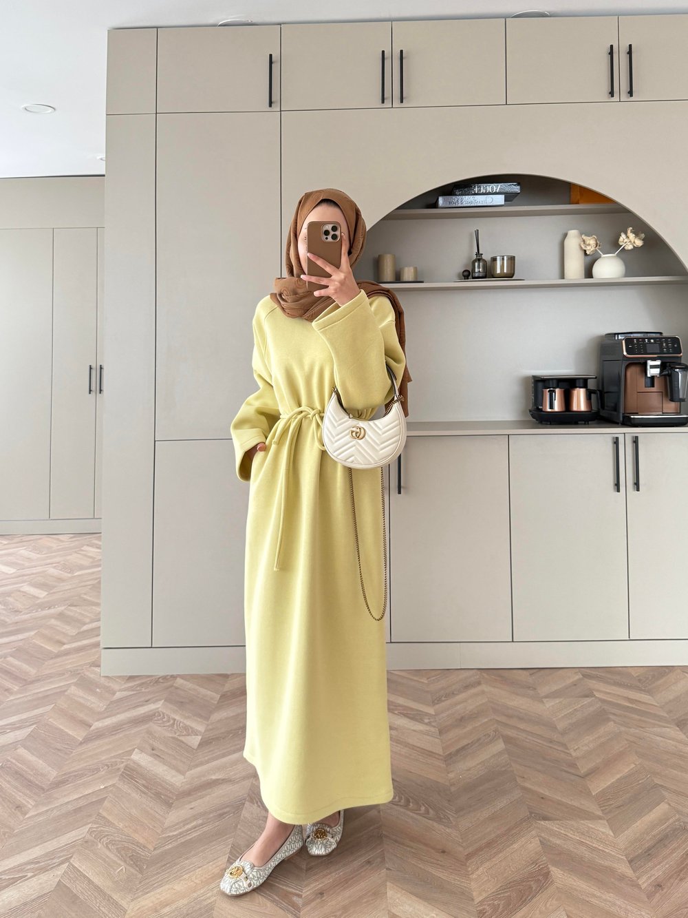 Sweat Elbise ButterYellow