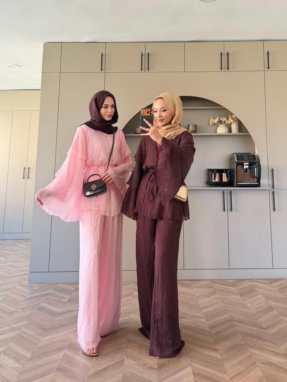 Tuay Kat Kat Pantolonlu Takım Pembe (4503)