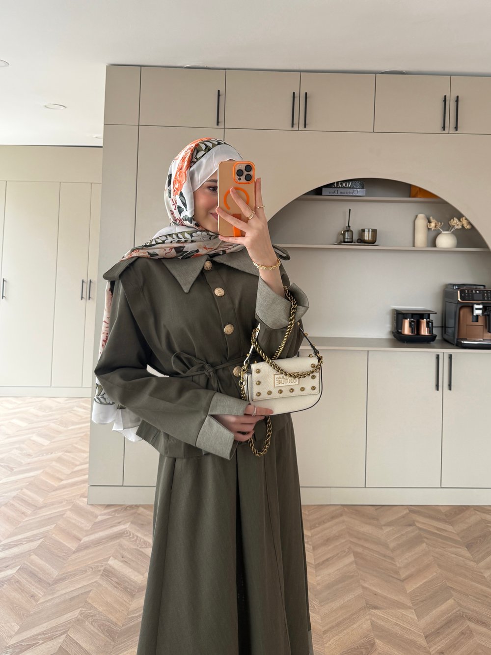 Urban Apoletli Kot Etekli Takım Haki (8467)