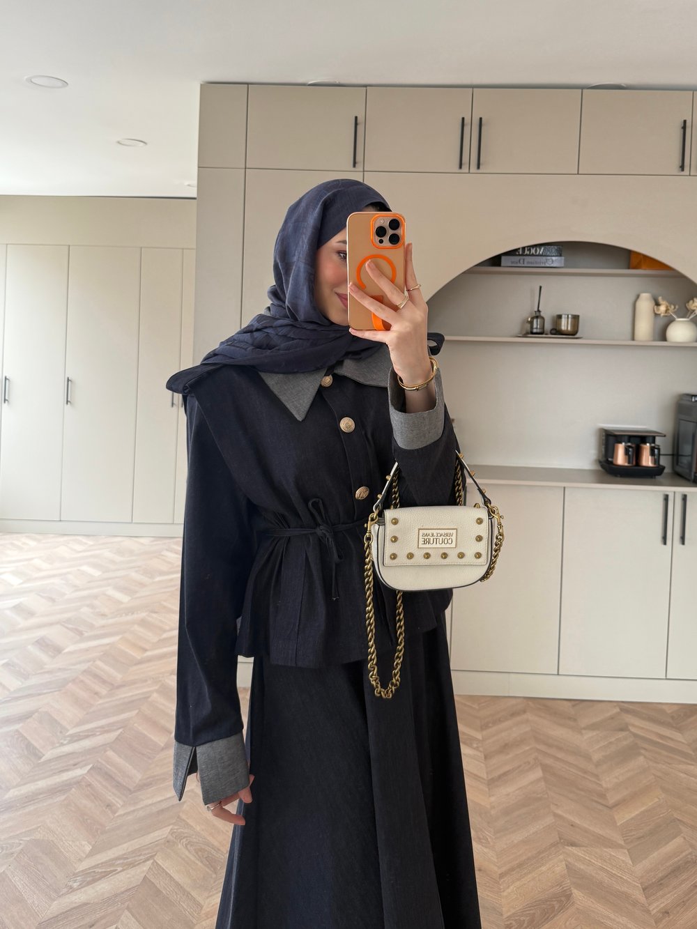 Urban Apoletli Kot Etekli Takım Lacivert (8467)