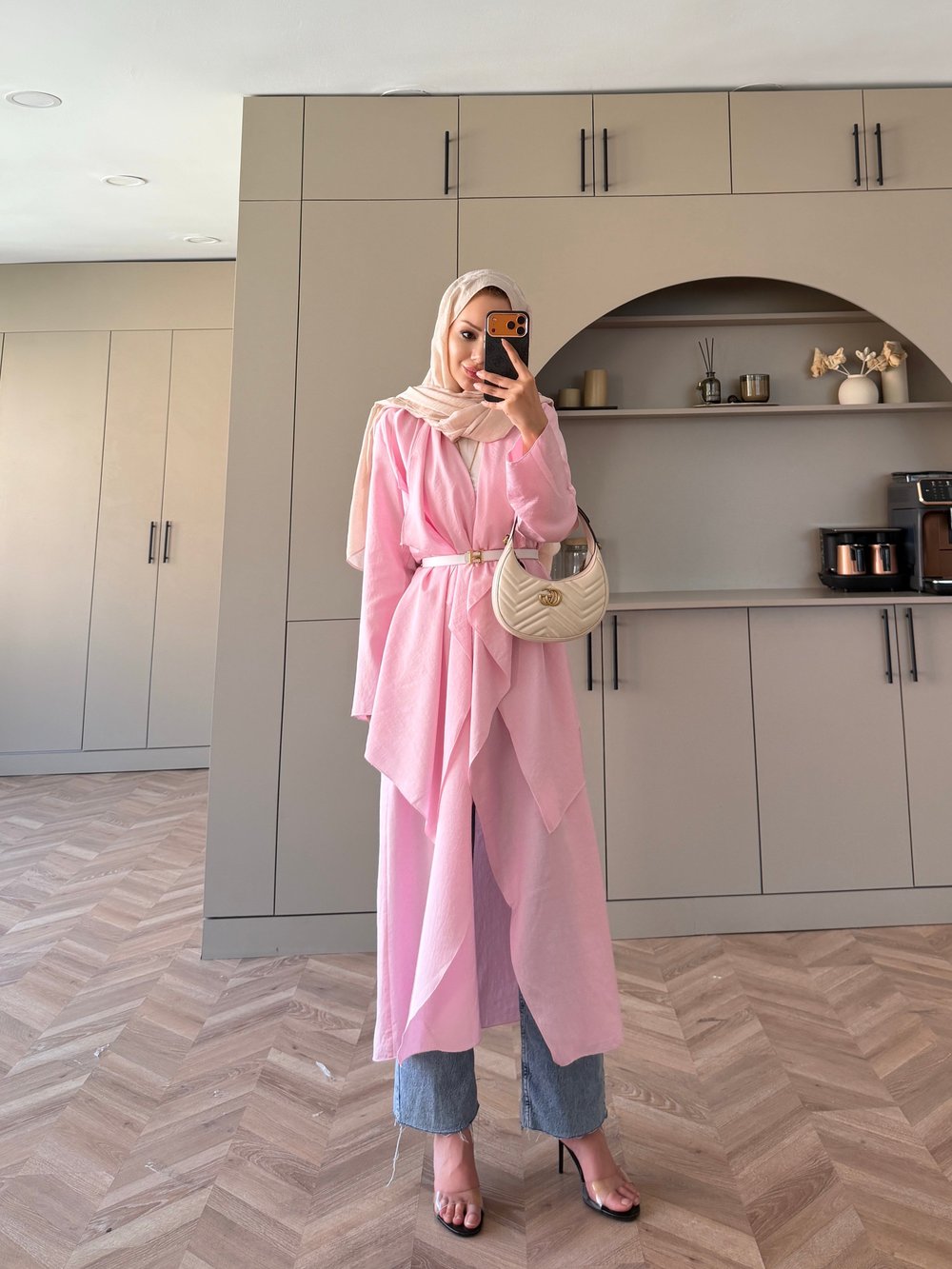 Virea Modal Keten Kap Pembe (3103)