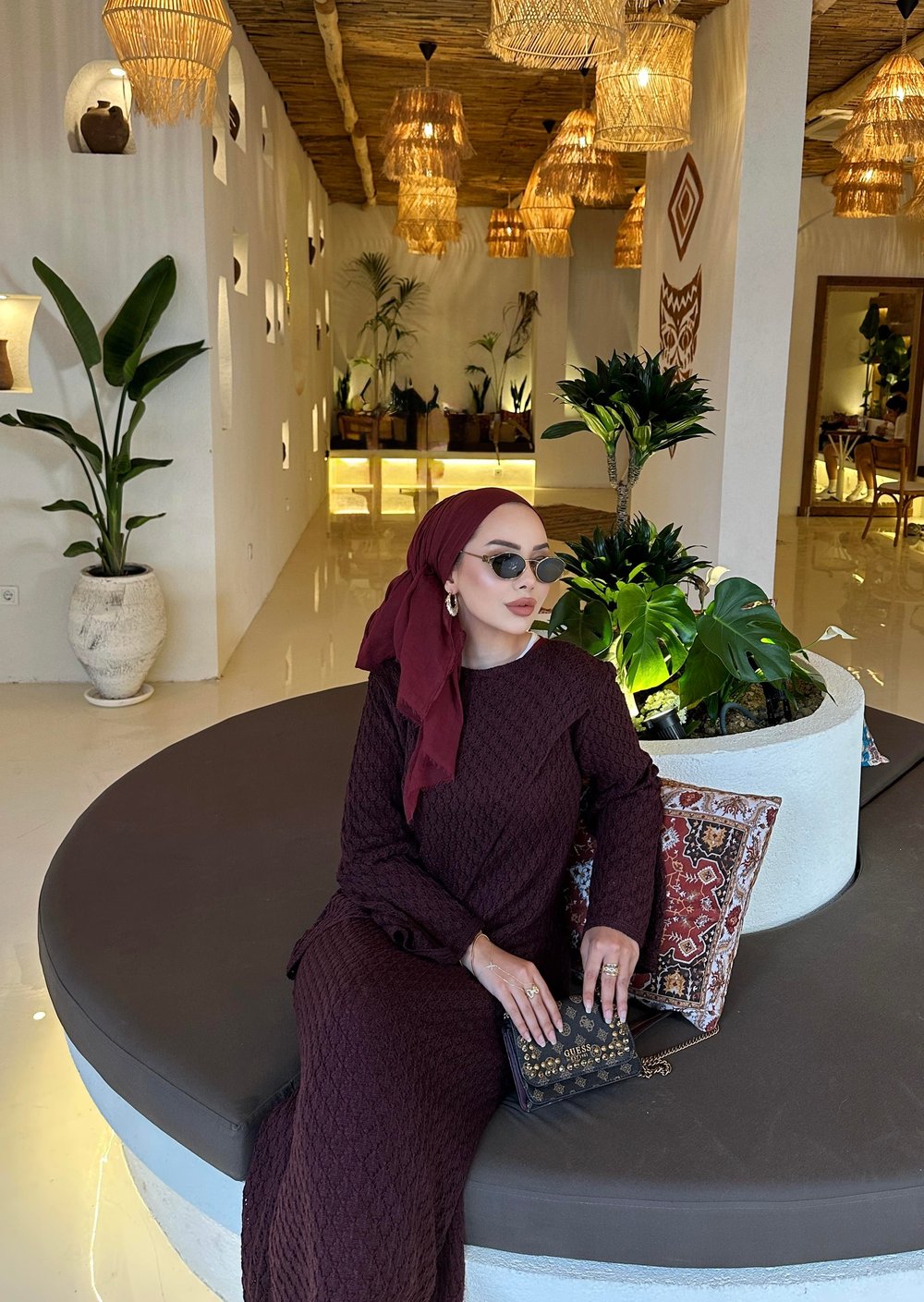 Zoya Elbise Bordo