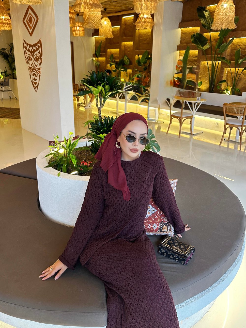 Zoya Elbise Bordo