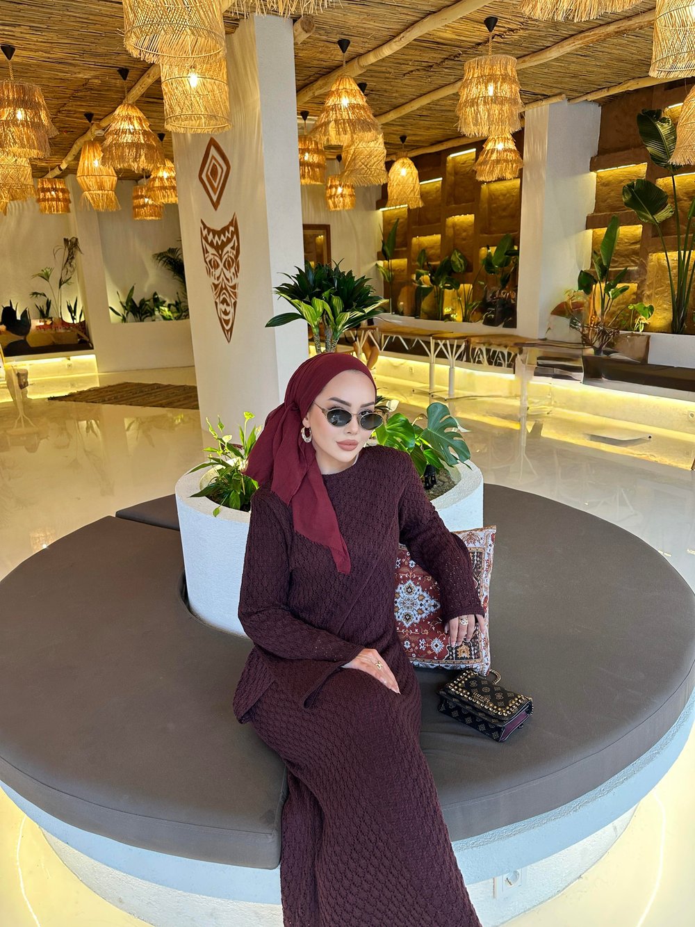Zoya Elbise Bordo