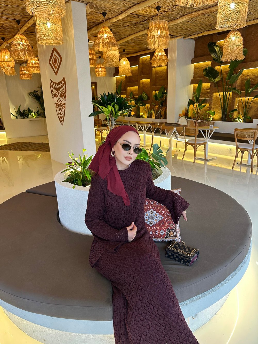 Zoya Elbise Bordo