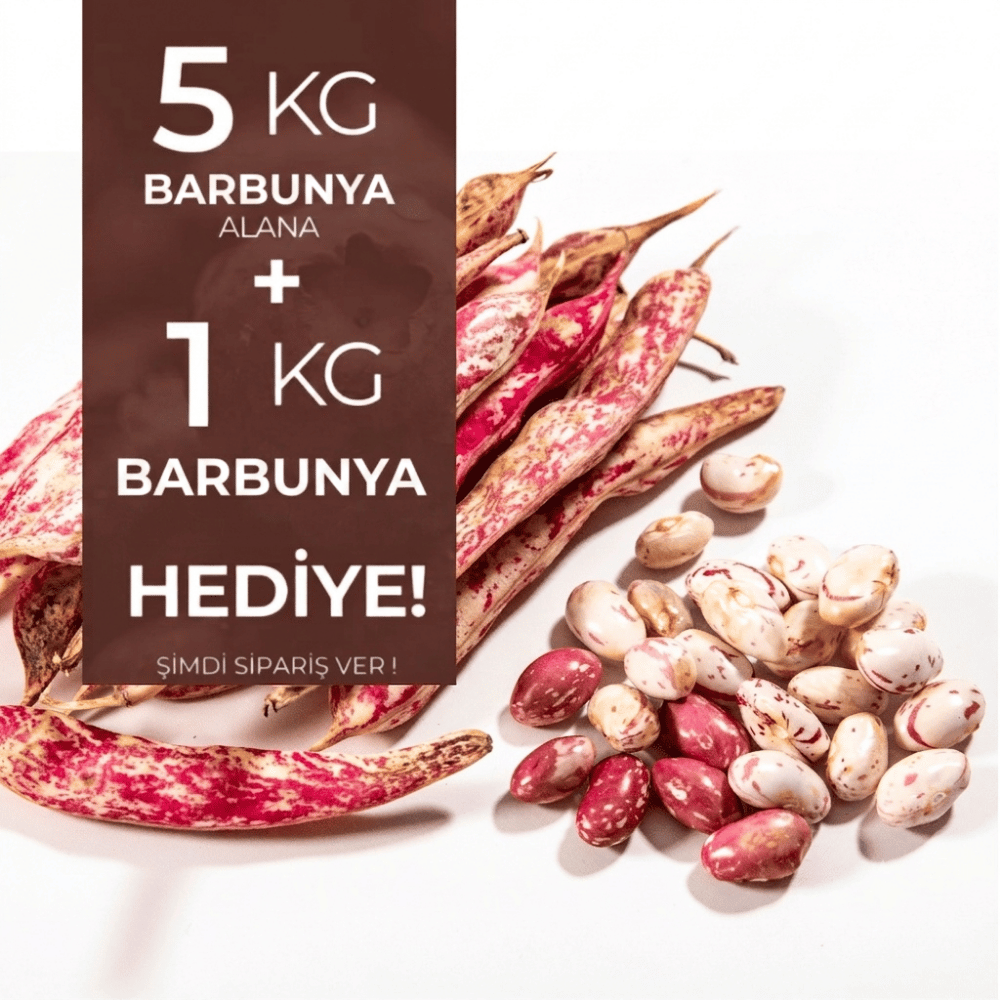 5 kg Barbunya alana 1 kg HediyeSebzeler ve Yeşillikler