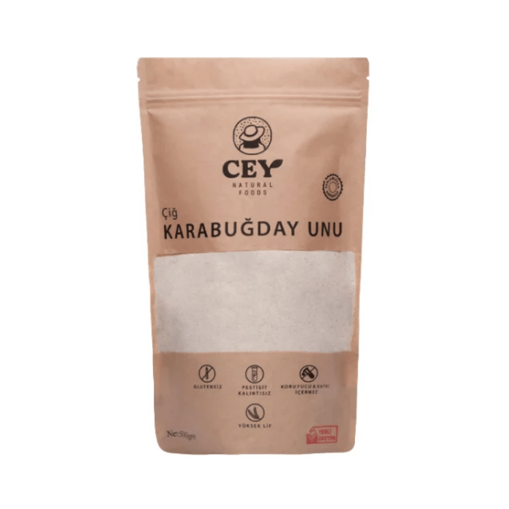 Çiğ Karabuğday Unu 500grGlutensiz Unlar ve Makarnalar