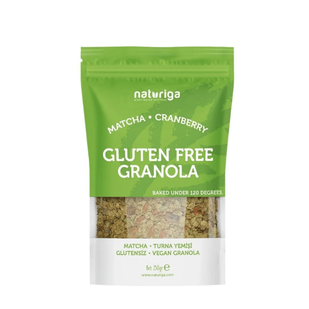 Glutensiz Matcha & Goji Granola 250 gGlutensiz Ürünler