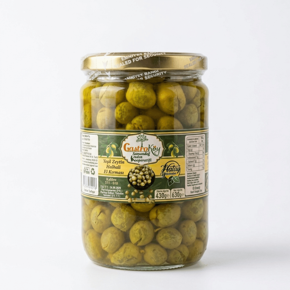 Halhalı Zeytin (El Kırması) - 660 ccDefne Kadın Kooperatifi