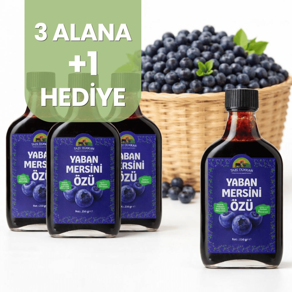 Yaban Mersini Özü 3 Adet Alana 1 Adet HediyeMeyve Özleri