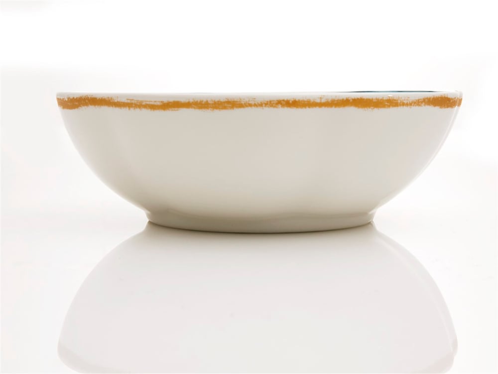 șic  New Bone Bol Salată 23 cm Albastru.