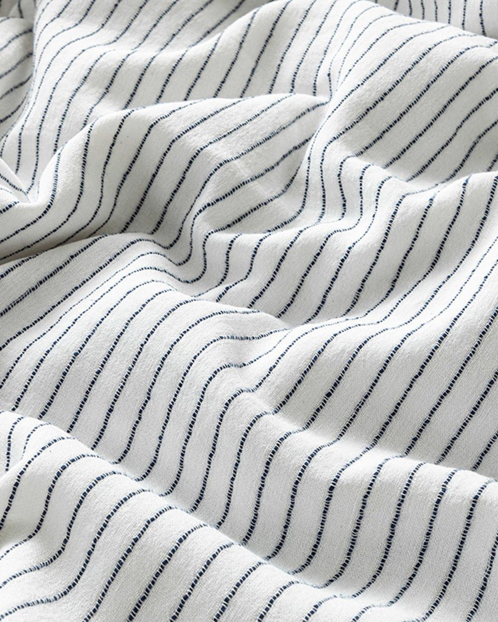  Lenjerie de pat completă pentru o persoană, Bowline, Bumbac, 160x220 cm/ 100X200 cm/ 50x70 cm, Alb - indigo