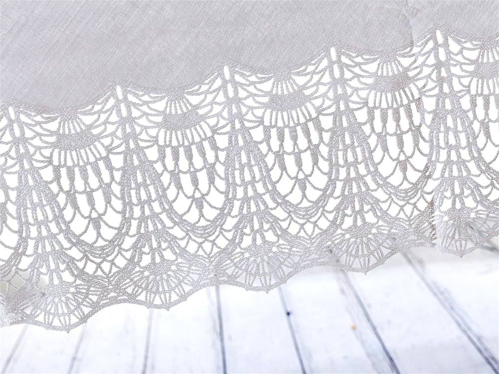 Alice  Vinil  Oval Față de Masă 152x228 cm White