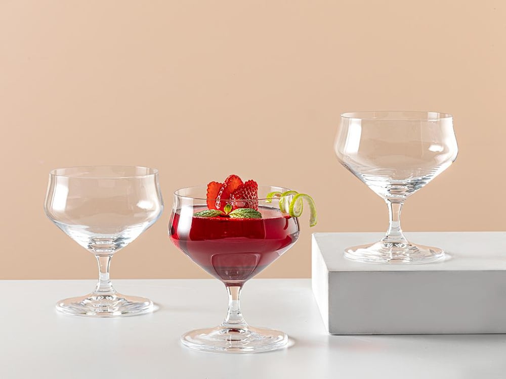 Alin Crystal 3 Set Cup 240 ml Transparent